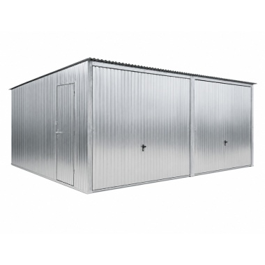 blechgarage-6x5x2,5-verzinkten-vierkantprofilen-8