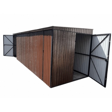 blechgarage-2,5x7x2,4-mit-doppelflügeltor-in-farbe-ral8017-15
