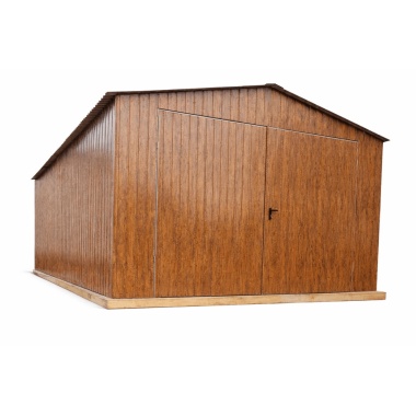 blechgarage-mit-einem-satteldach-doppelflugeltor-in-holzdekofarbe-konstruktion-aus-verzinkten-vierkantprofilen_5