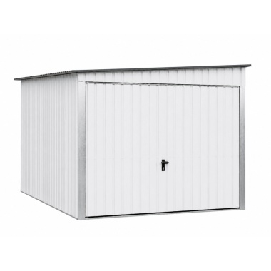 blechgarage-mit-dachneigung-nach-links,-schwingtor,-konstruktion-aus-verzinkten-vierkantprofilen,-in-farbe-ral9010-6