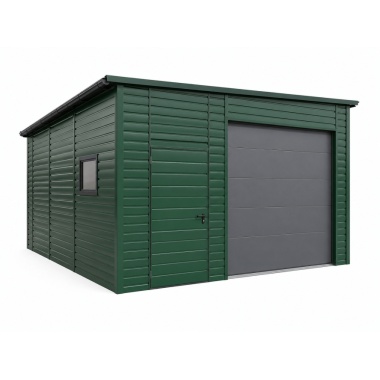 garage-mit-dachneigung-nach-links-sektionaltor-elektroantrieb-2x-fenster-tuer-mit-patentschloss-dachrinne-kondensvlies-dach-und-waende-attika-kantenschutz-konstruktion-aus-verzinkten-vierkantprofilen-bleche-horizontal-vernietet-verankerung-10