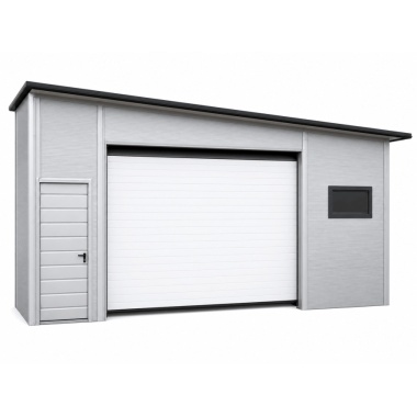 garage-7x6x3,5m-dachneigung-rechts-2x-tuer-sektionaltor-fenster-dachrinne-kantenschutz-verankerung-konstruktion-aus-verzinkten-vierkantprofilen-bleche-horizontal-vernietet-isolation-15