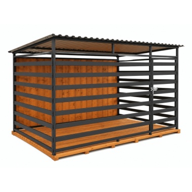 hundezwinger-mit-holzboden-und-rückwand-profilen-70x10-mm-8