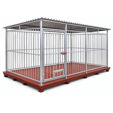 hundezwinger-mit-holzboden,-und-verzinkte-konstruktion-15