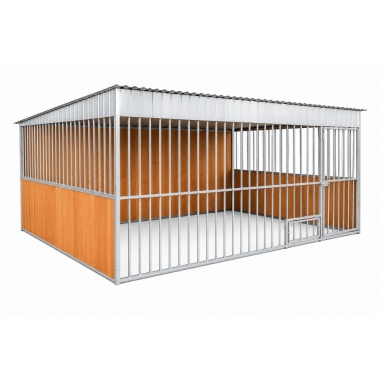 hundezwinger-mit-rückwand,-seitenwände-zur-hälfte-mit-holz-verkleidet-und-verzinkte-konstruktion-3