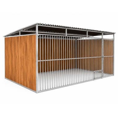 hundezwinger-mit-rückwand,-2x-seitenwand-mit-holzverkleidung-und-verzinkte-konstruktion-10