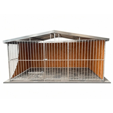 hundezwinger-mit-satteldach,-rückwand,-1xseitenwand,-1xgeschwungene-seitenwand,-attika,-dachrinne-und-verzinkte-konstruktion-8