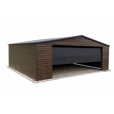 blechgarage-mit-einem-satteldach-sektionaltor-horizontalpanel-holzoptik-tuer-fenster-attika-kantenschutz-konstruktion-aus-verzinkten-vierkantprofilen_6