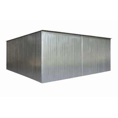 blechgarage-mit-dachneigung-nach-hinten-2x-doppelfluegeltor-konstruktion-aus-verzinkten-vierkantprofilen-verzinkt_7