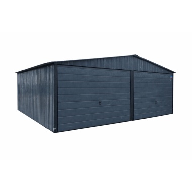 Blechgarage -5x5x2,65- mit- Horizontalpanel _15