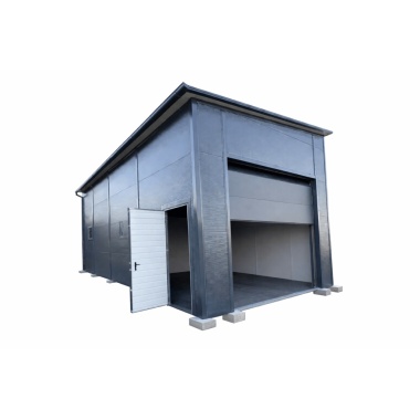 garage-10-x-5-x-45-m-in-farbe-sektionaltor-tuer-fenster-dachrinne-kantenschutz-attika-konstruktion-aus-verzinkten-vierkantprofilen-verankerung-isolation-aufbau_10