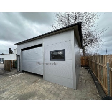 garage-7x6x35m-dachneigung-rechts-2x-tuer-sektionaltor-fenster-dachrinne-kantenschutz-verankerung-konstruktion-aus-verzinkten-vierkantprofilen-bleche-horizontal-vernietet-isolation-27364_1