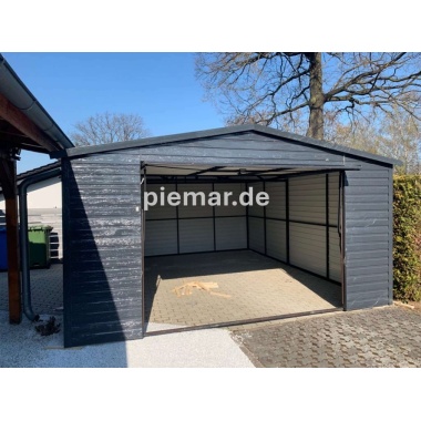 garage-halle-blechgarage-4x6x255-satteldach-schwingtor-attika-kantenschutz-horizontalpanel-farbe_3