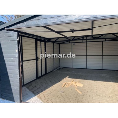 garage-halle-blechgarage-4x6x255-satteldach-schwingtor-attika-kantenschutz-horizontalpanel-farbe_5