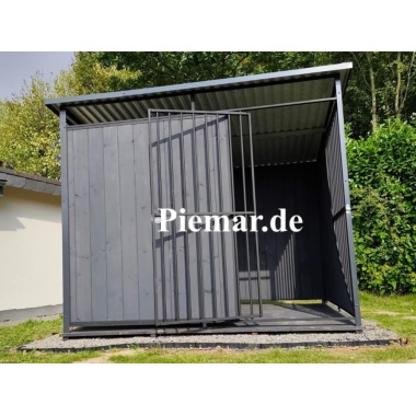 hundezwinger-schwarz-mit-holzboden-rueckwand-geschwungene-seitenwand-1x-holzwand-vorne-attika-kantenschutz-kondensvlies-verankerung_4
