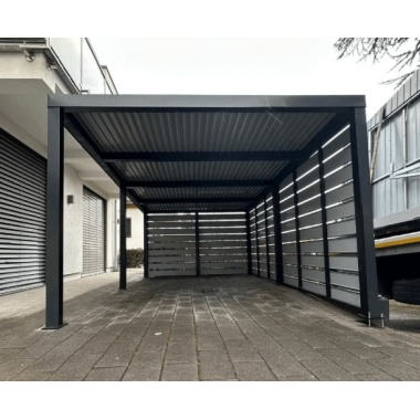 carport-mit-dachneigung-nach-hinten,-attika,-2-wände-mit-blechlamellen,-in-farbe-8